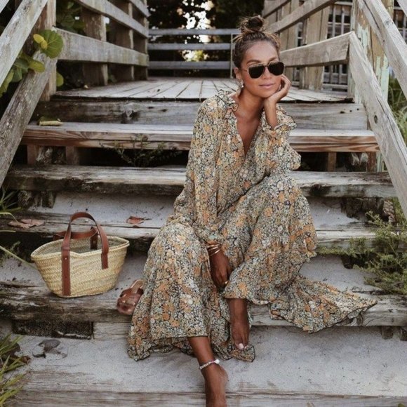 Free People Feeling Groovy Maxi Dress 
